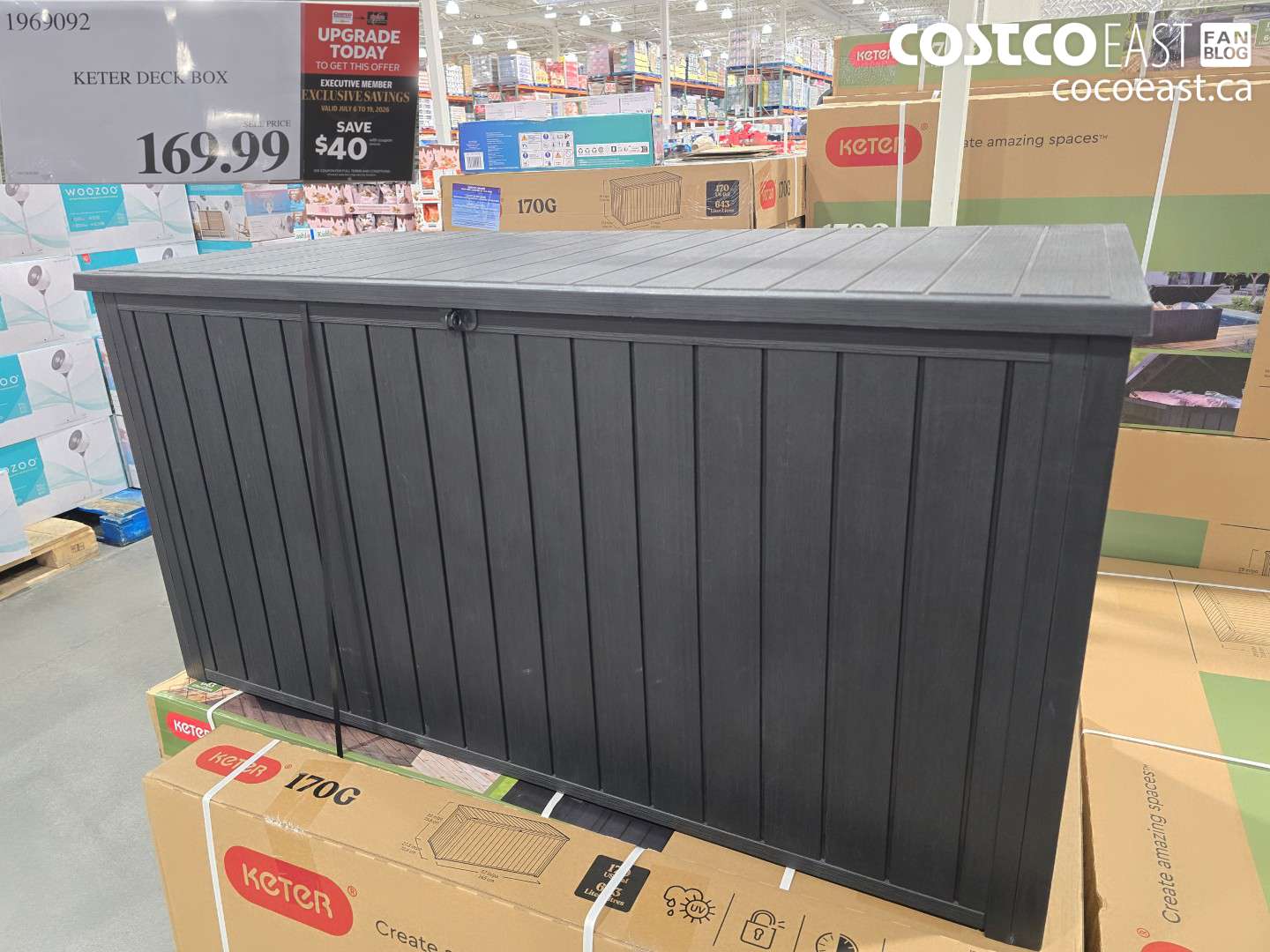 1969092 KETER DECK BOX ($40.00 INSTANT SAVINGS EXPIRES ON 2026-07-19) $129.99
