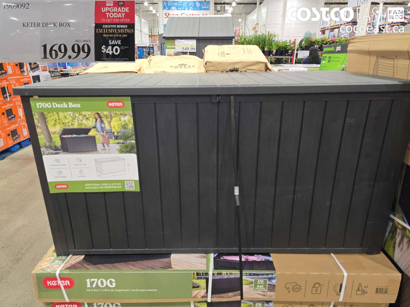 1969092 KETER DECK BOX ($40.00 INSTANT SAVINGS EXPIRES ON 2026-07-26) $129.99