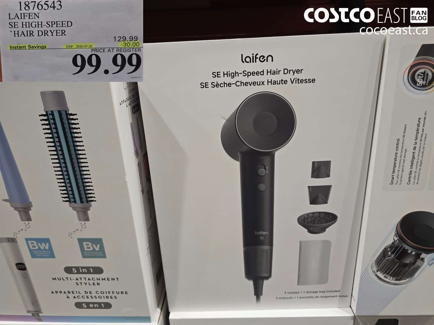 1876543 LAIFEN SE HIGH-SPEED HAIR DRYER ($30.00 INSTANT SAVINGS EXPIRES ON 2026-07-26) $99.99