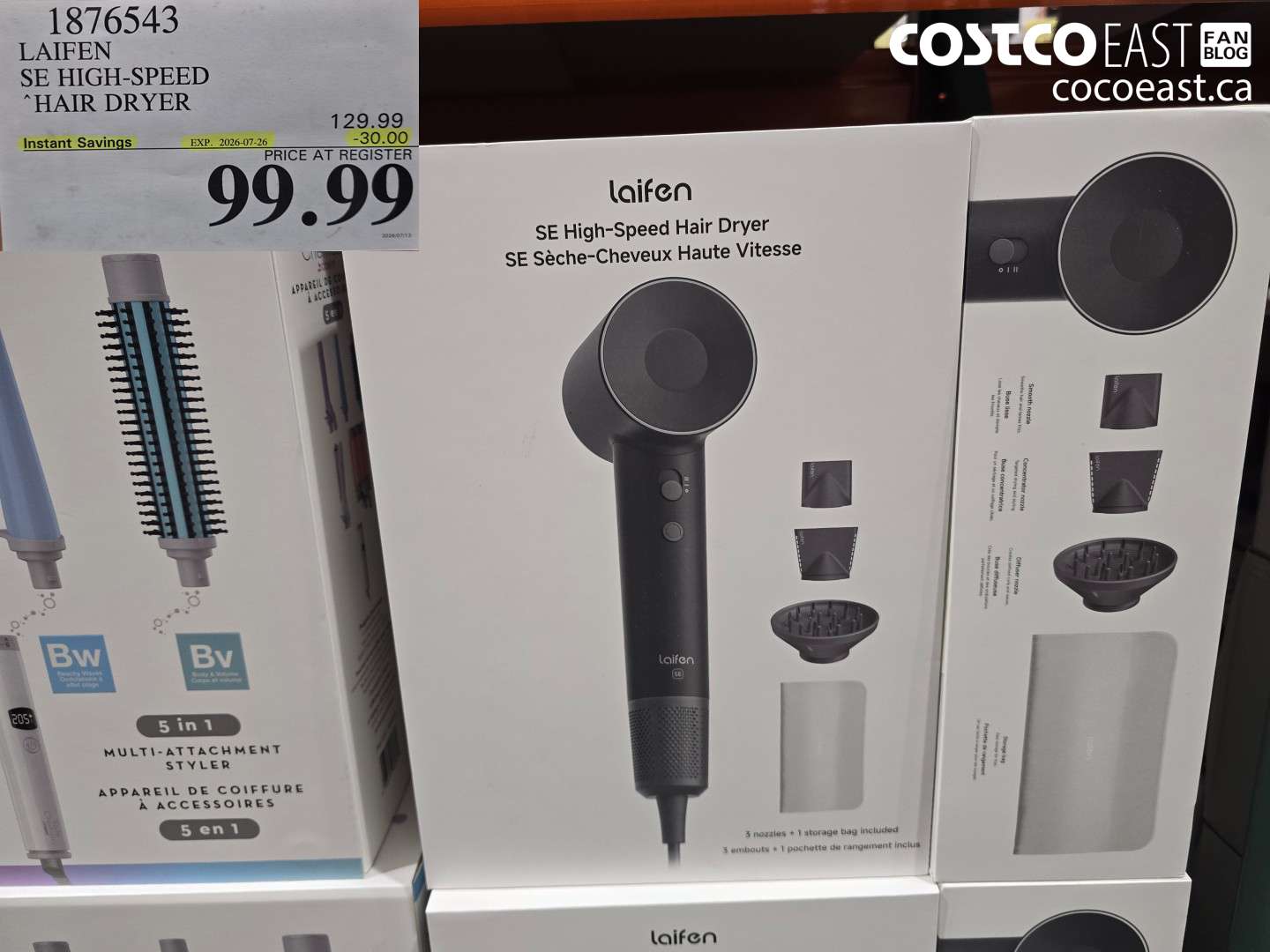 1876543 LAIFEN SE HIGH-SPEED HAIR DRYER ($30.00 INSTANT SAVINGS EXPIRES ON 2026-07-26) $99.99