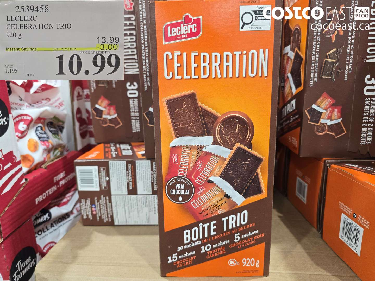 2539458 LECLERC CELEBRATION TRIO 920 G ($3.00 INSTANT SAVINGS EXPIRES ON 2026-08-02) $10.99