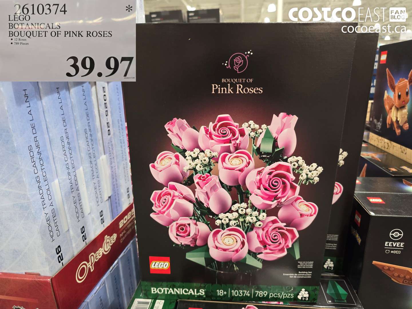 2610374 LEGO BOTANICALS BOUQUET OF PINK ROSES $39.97