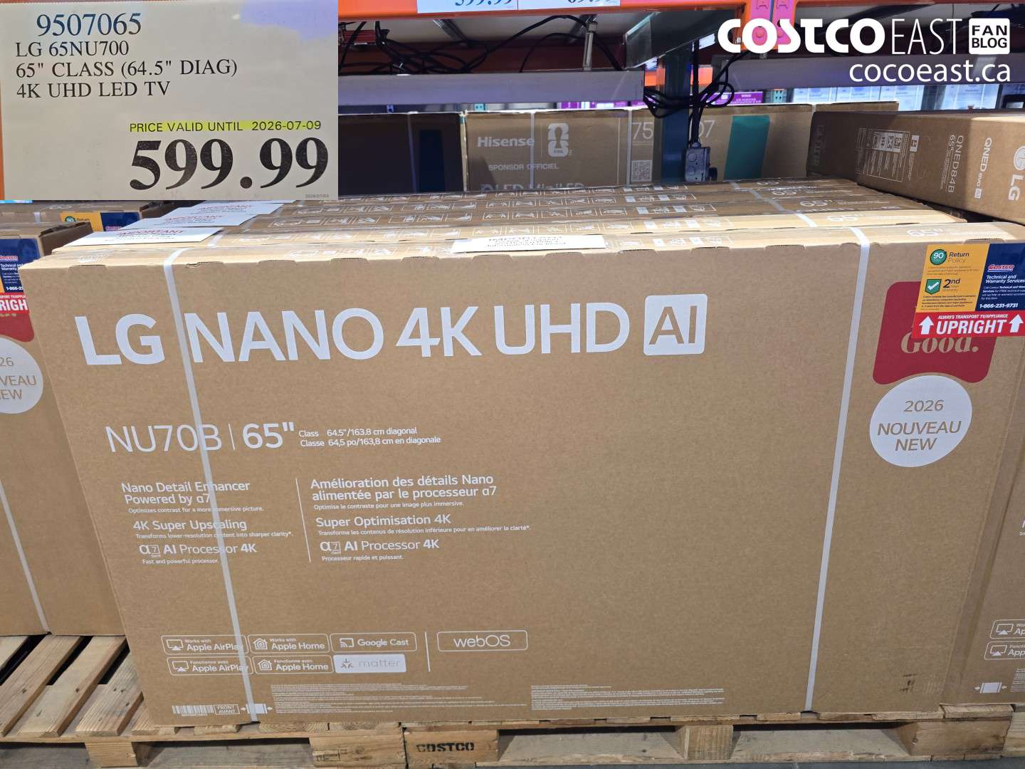 9507065 LG 65NU700 65