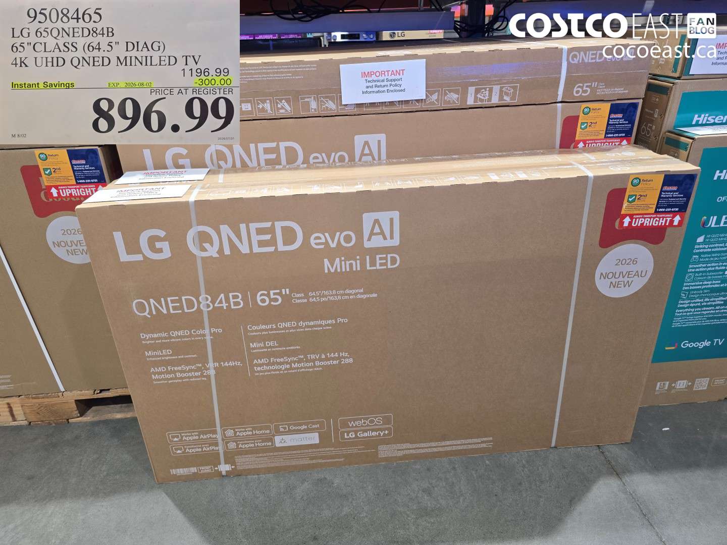 9508465 LG 65QNED84B 65