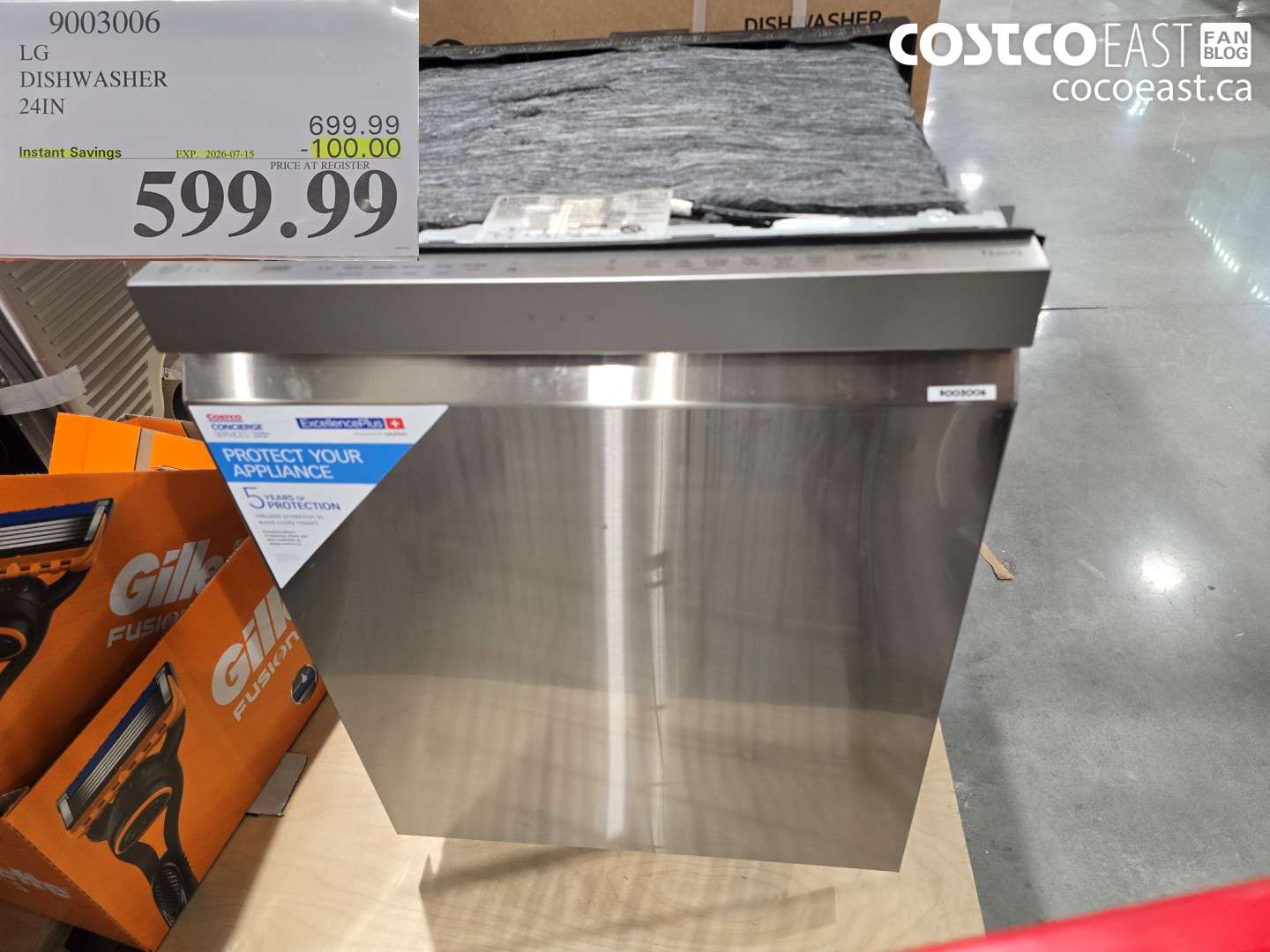 9003006 LG DISHWASHER 24IN ($100.00 INSTANT SAVINGS EXPIRES ON 2026-07-15) $599.99