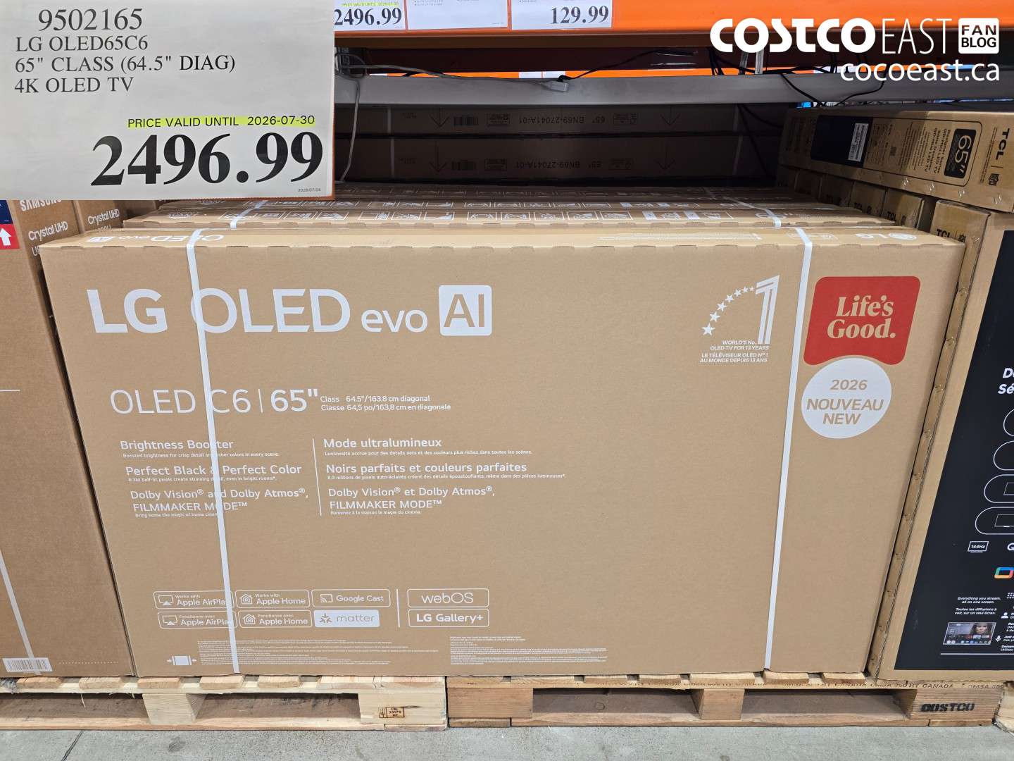 9502165 LG OLED65C6 65