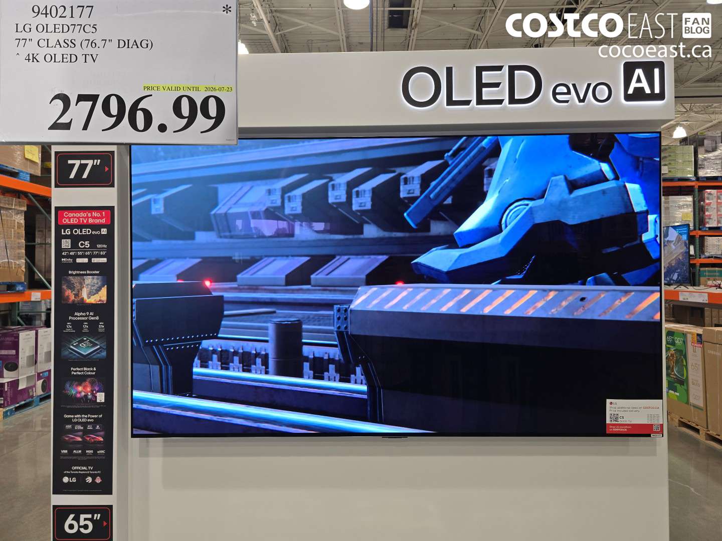 9402177 LG OLED77C5 77