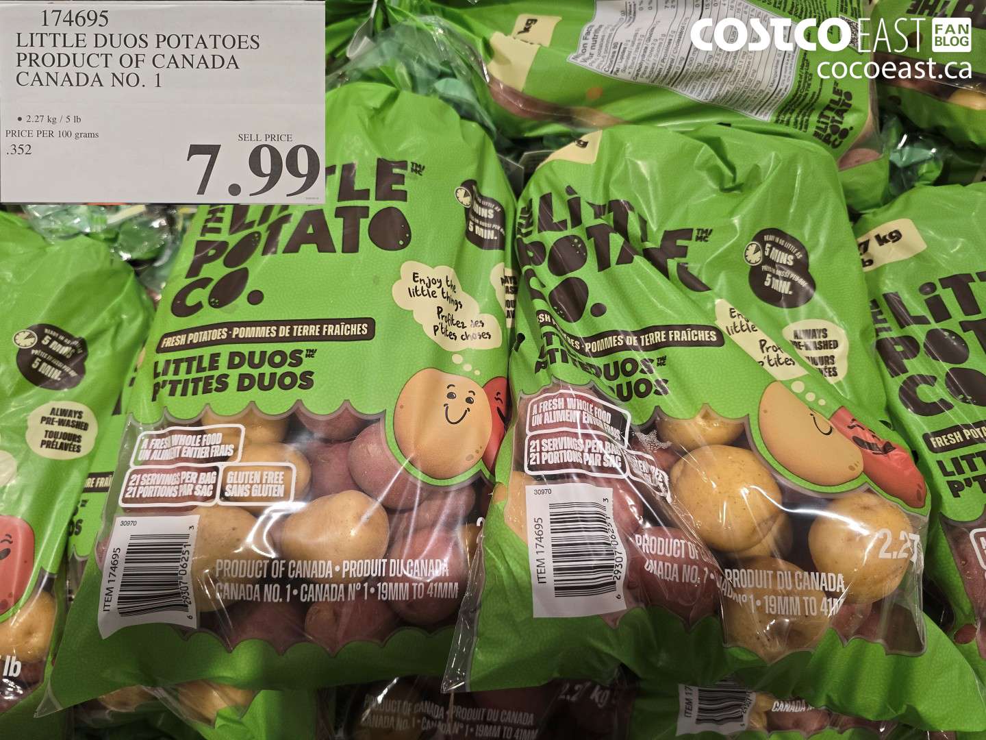 174695 LITTLE DUOS POTATOES PRODUCT OF CANADA CANADA NO. 1 $7.99