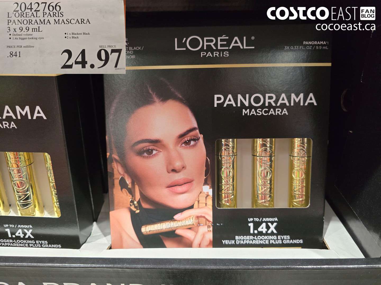 2042766 L'OREAL PARIS PANORAMA MASCARA 3 X 9.9 ML $24.97