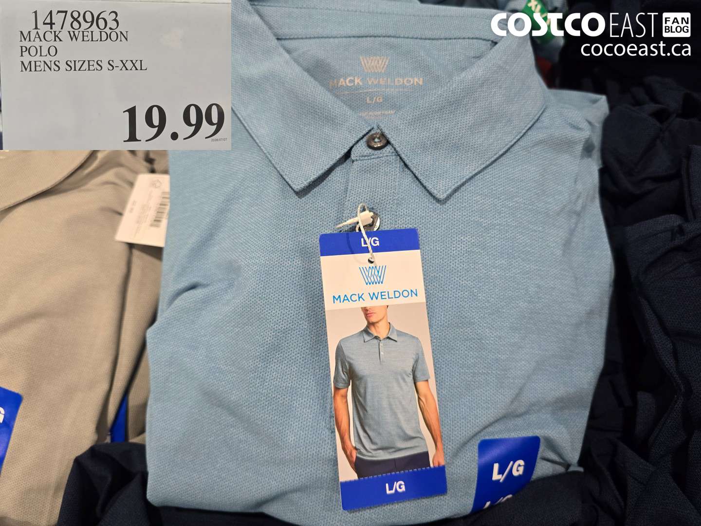 1478963 MACK WELDON POLO MENS SIZES S-XXL $19.99