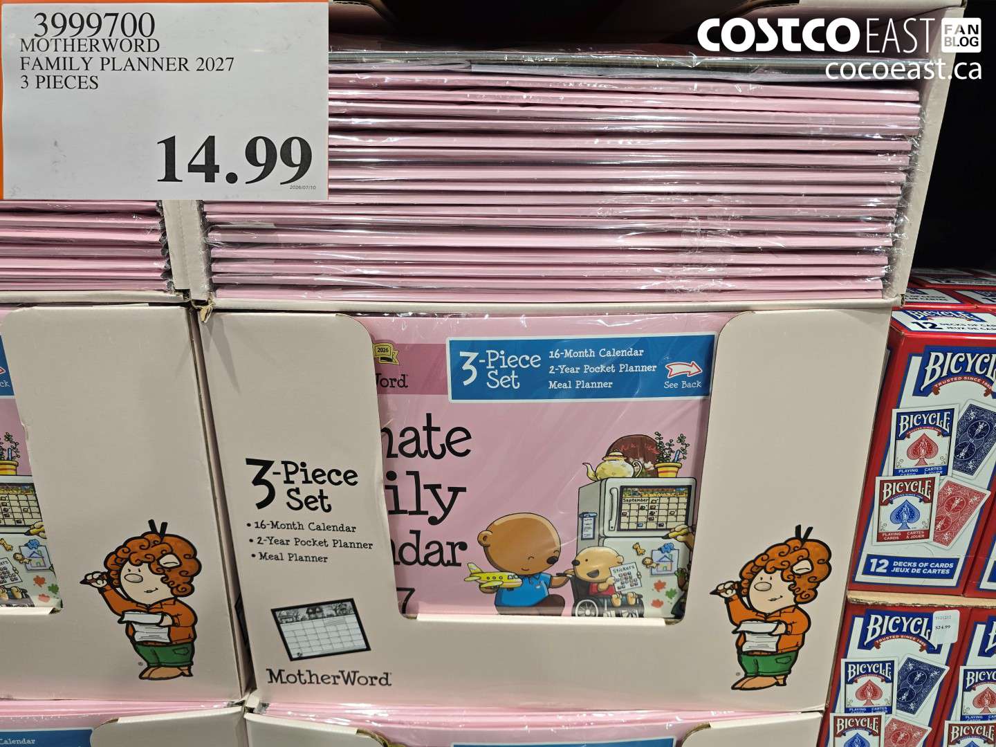 3999700 MOTHERWORD FAMILY PLANNER 2027 3 PIECES $14.99