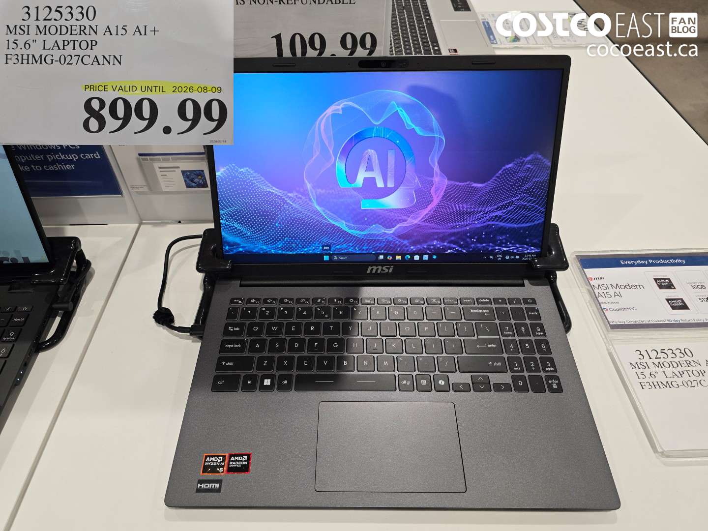 3125330 MSI MODERN A15 AI+ 15.6