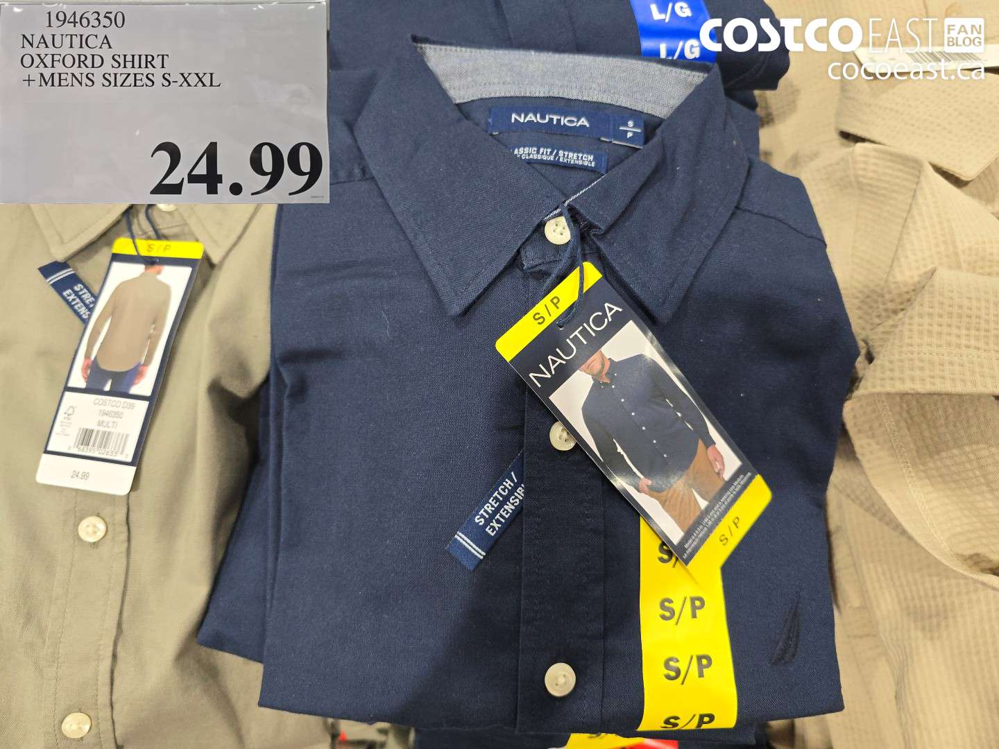 1946350 NAUTICA OXFORD SHIRT MENS SIZES S-XXL $24.99