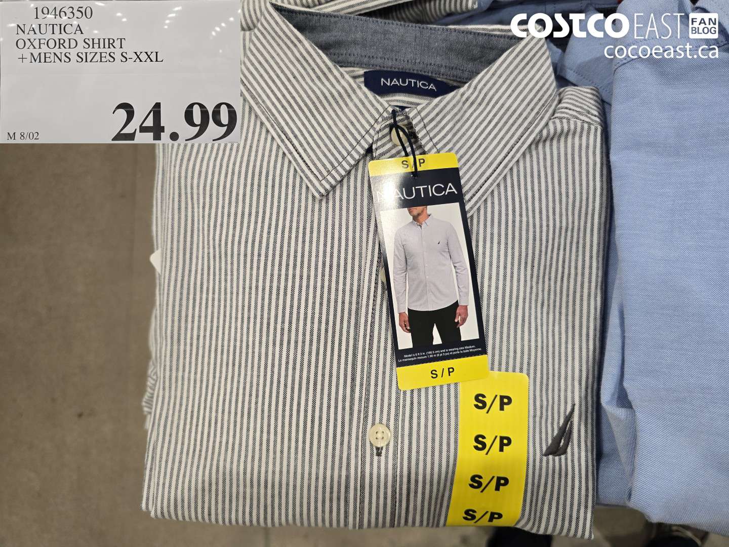 1946350 NAUTICA OXFORD SHIRT MENS SIZES S-XXL $24.99