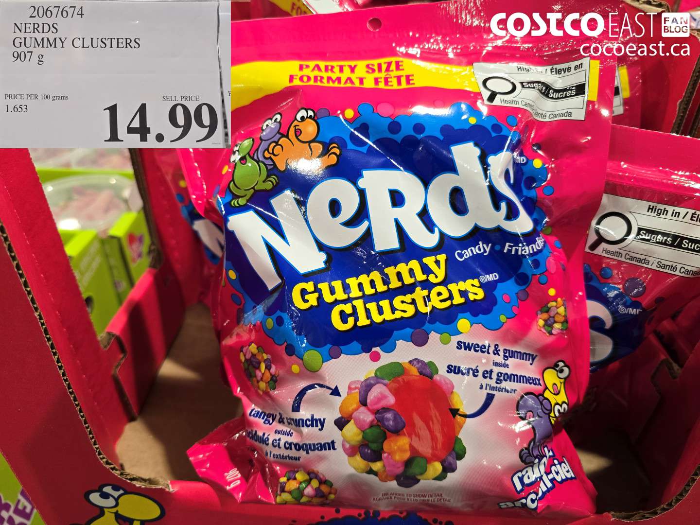 2067674 NERDS GUMMY CLUSTERS 907 G $14.99