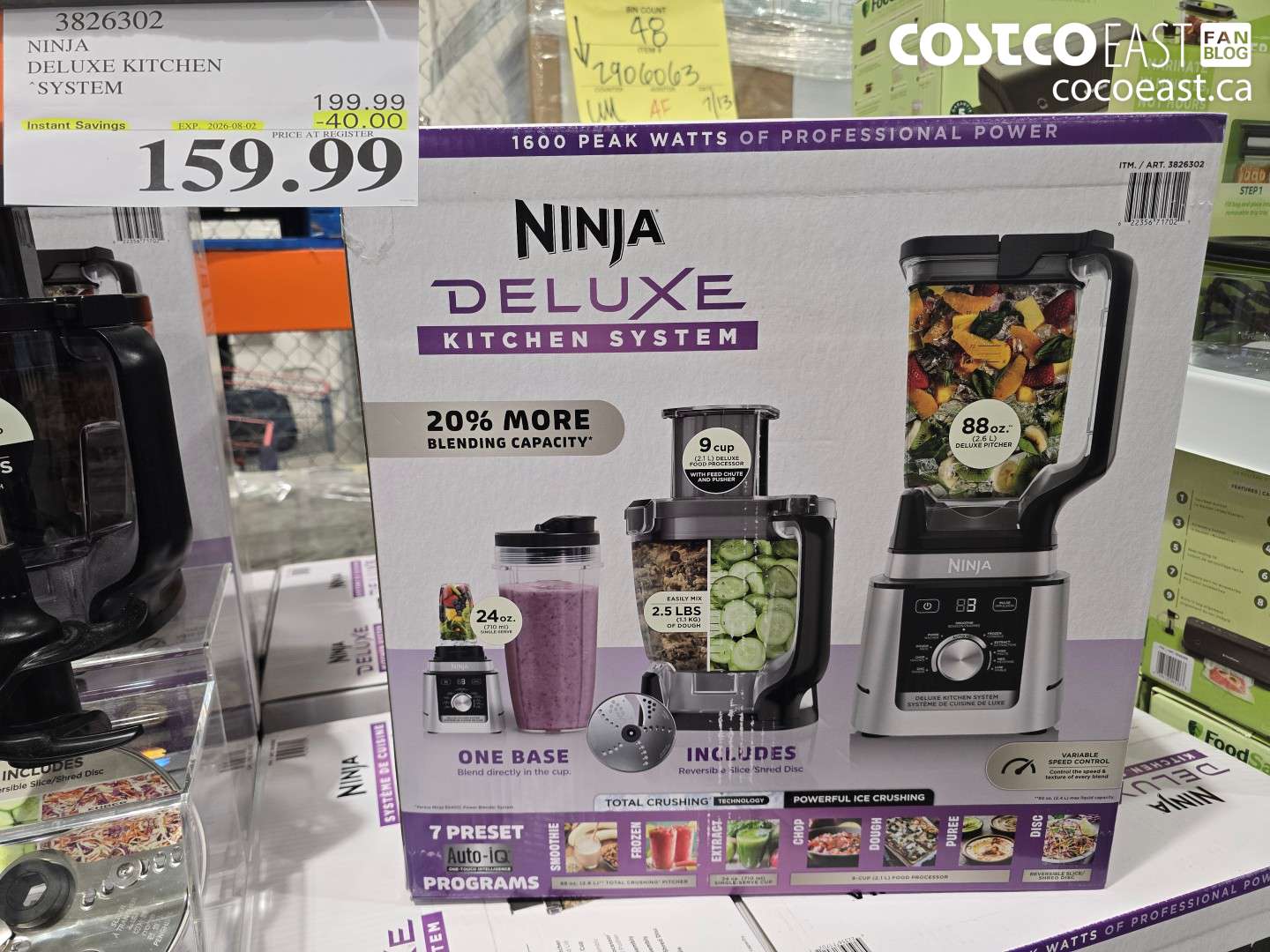 3826302 NINJA DELUXE KITCHEN SYSTEM ($40.00 INSTANT SAVINGS EXPIRES ON 2026-08-02) $159.99