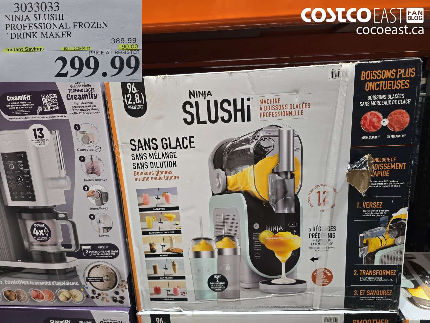 3033033 NINJA SLUSHI PROFESSIONAL FROZEN DRINK MAKER ($90.00 INSTANT SAVINGS EXPIRES ON 2026-07-22) $299.99