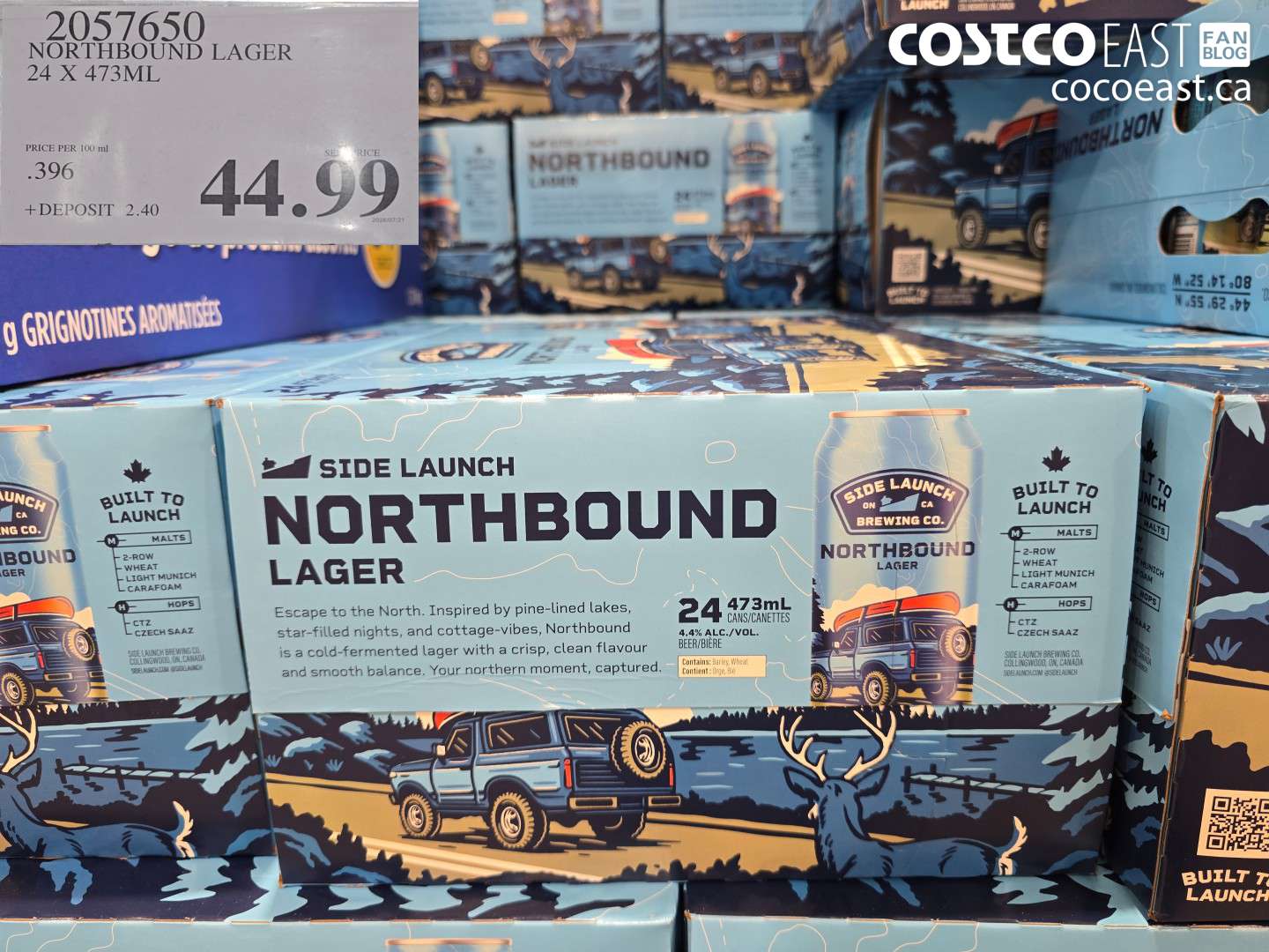 2057650 NORTHBOUND LAGER 24 X 473ML $44.99