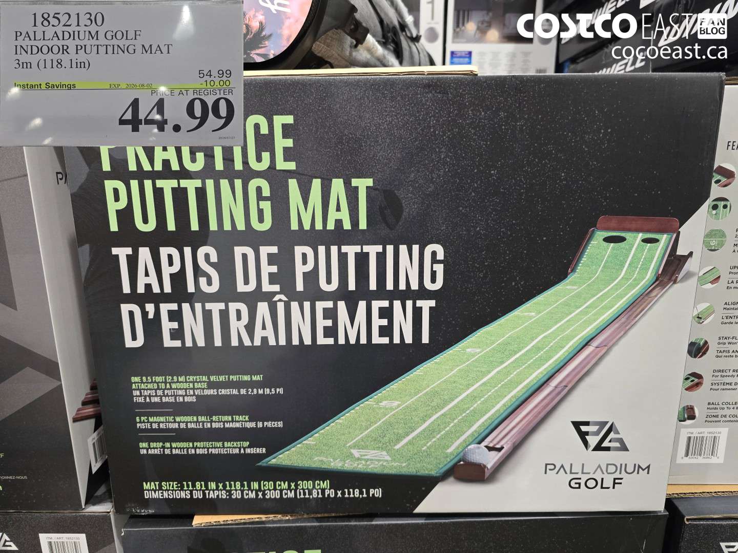 1852130 PALLADIUM GOLF INDOOR PUTTING MAT 3M (118.1 IN) ($10.00 INSTANT SAVINGS EXPIRES ON 2026-08-02) $44.99