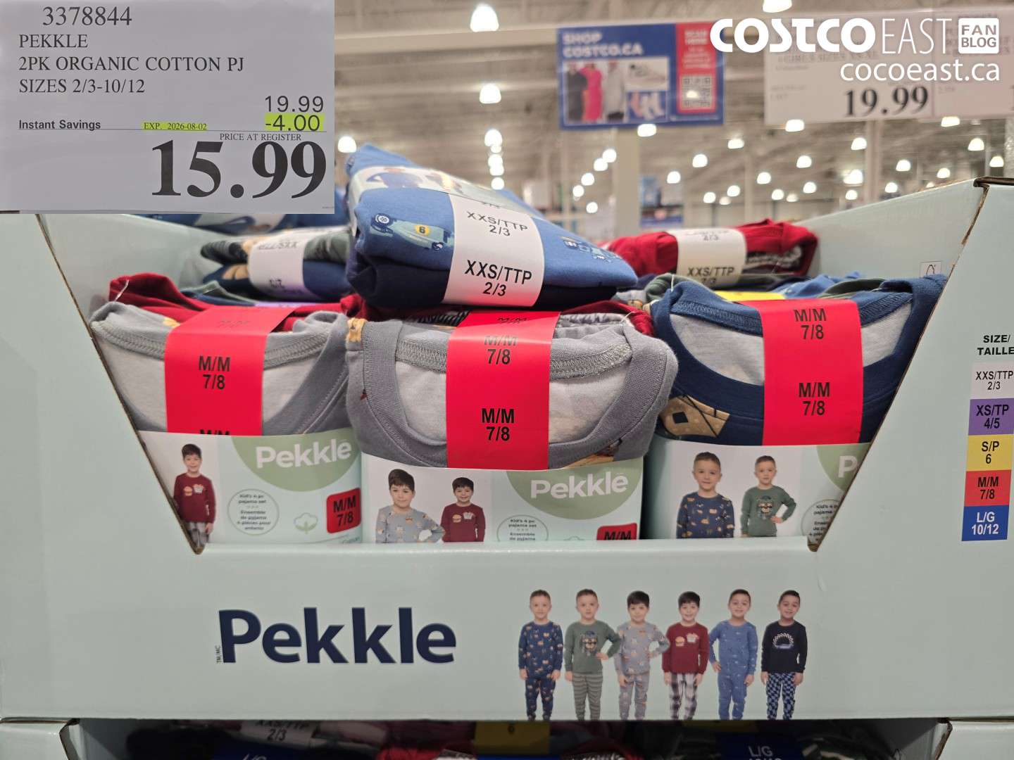 3378844 PEKKLE 2PK ORGANIC COTTON PJ SIZES 2/3-10/12 ($4.00 INSTANT SAVINGS EXPIRES ON 2026-08-02) $15.99