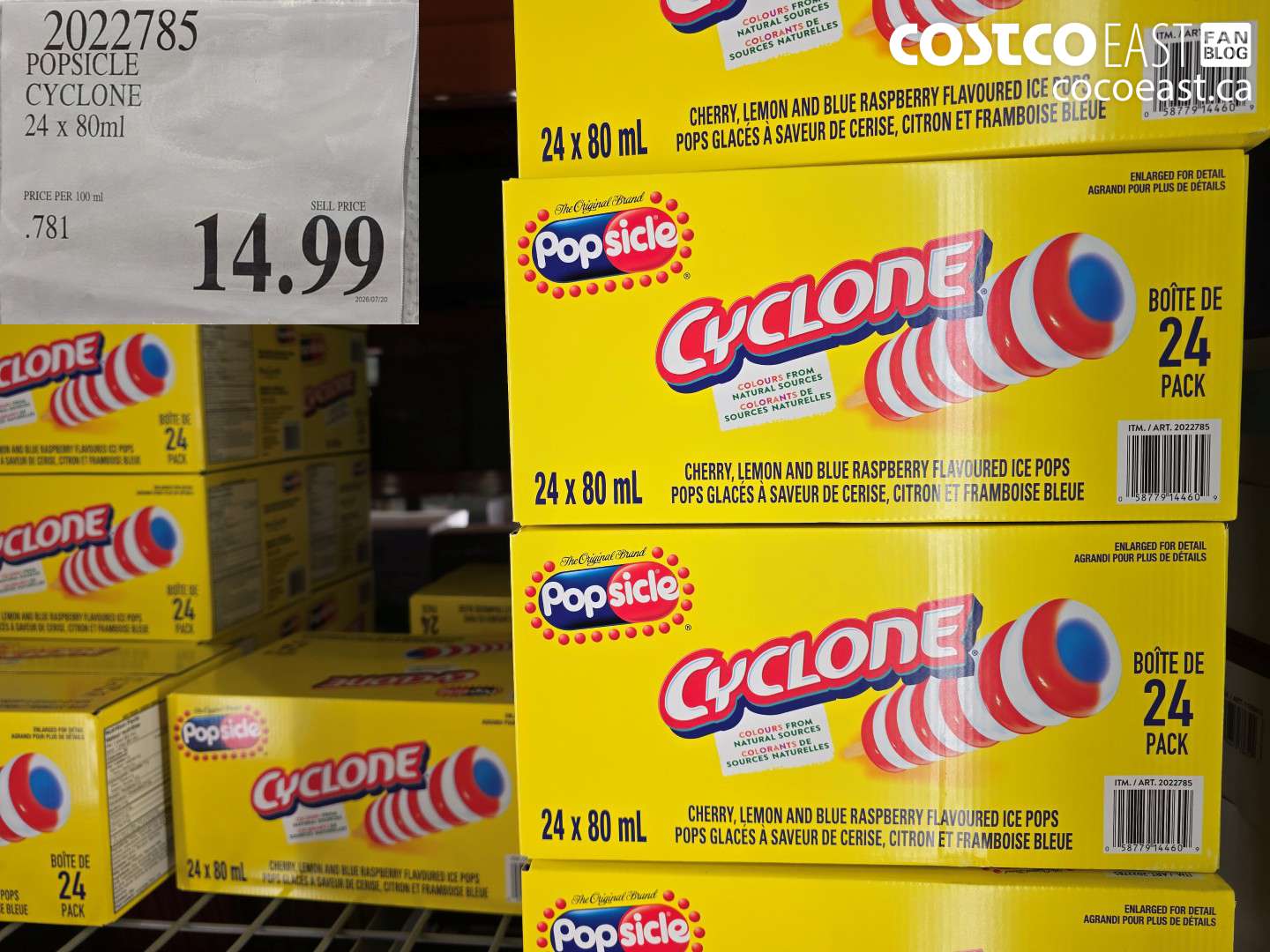 2022785 POPSICLE CYCLONE 24 X 80ML $14.99