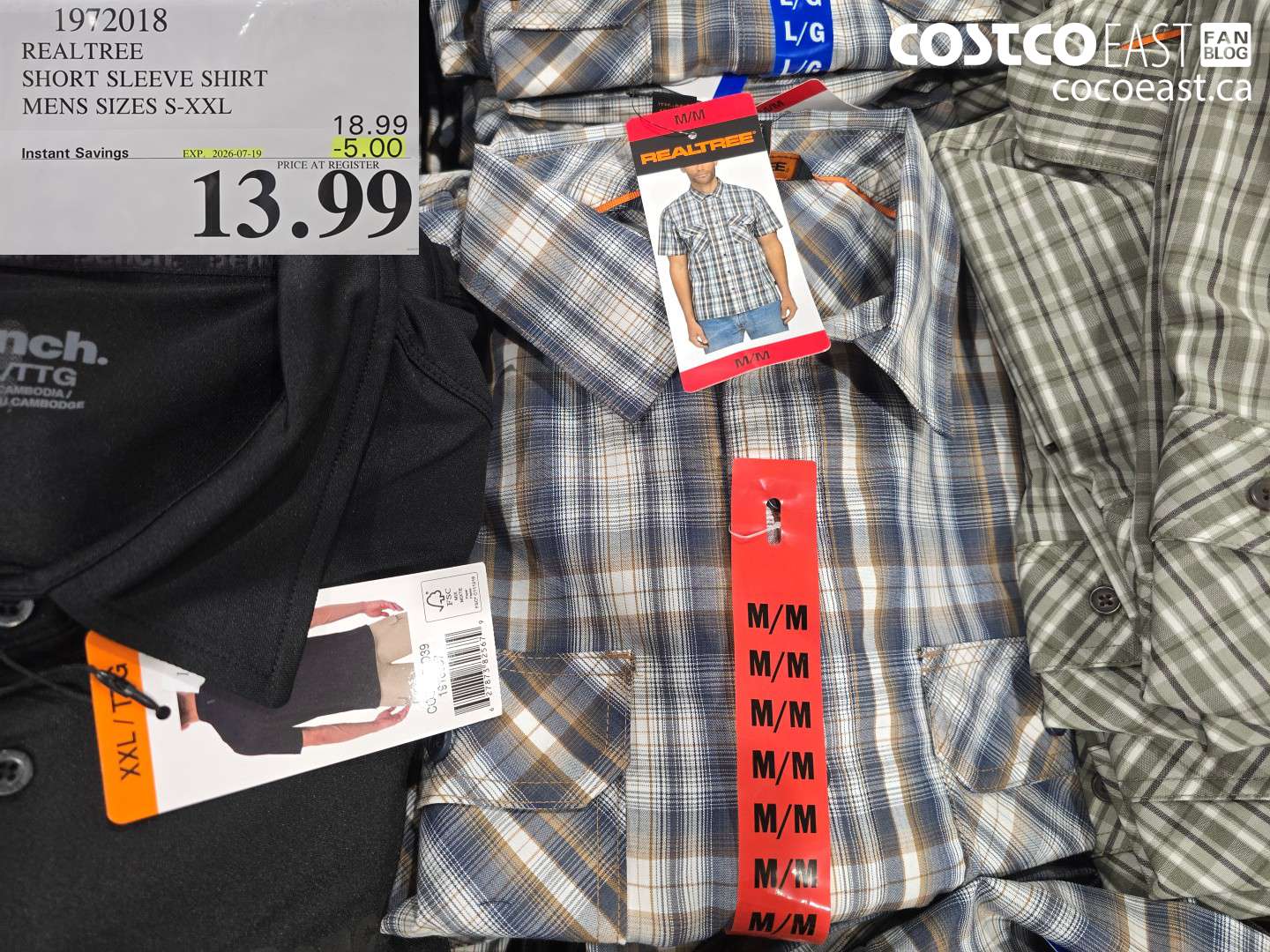 1972018 REALTREE SHORT SLEEVE SHIRT MENS SIZES S-XXL ($5.00 INSTANT SAVINGS EXPIRES ON 2026-07-19) $13.99
