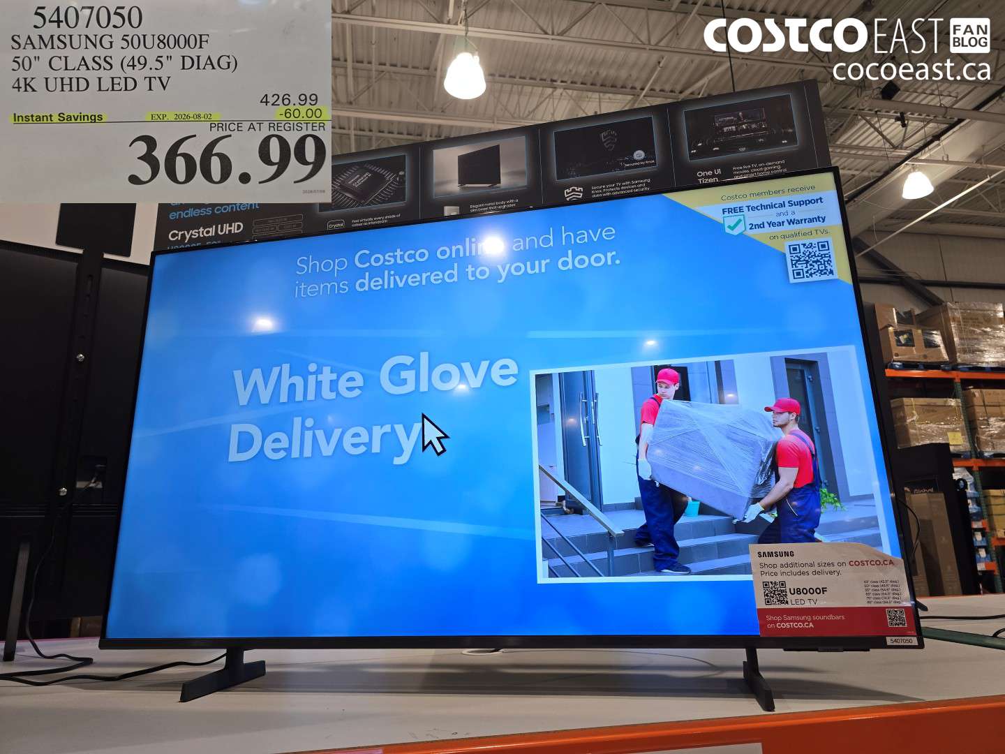 5407050 SAMSUNG 50U8000F 50