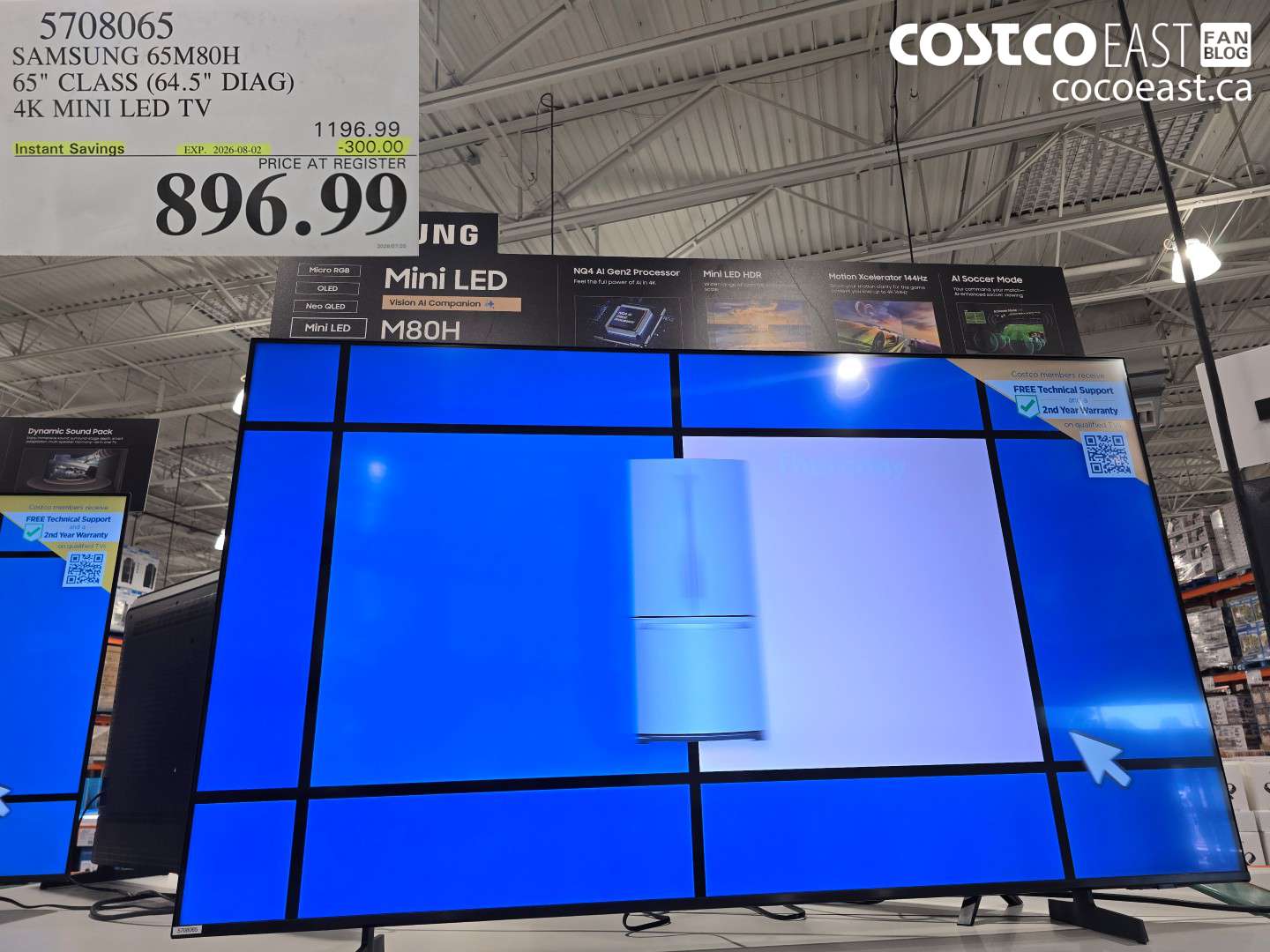 5708065 SAMSUNG 65M80H 65