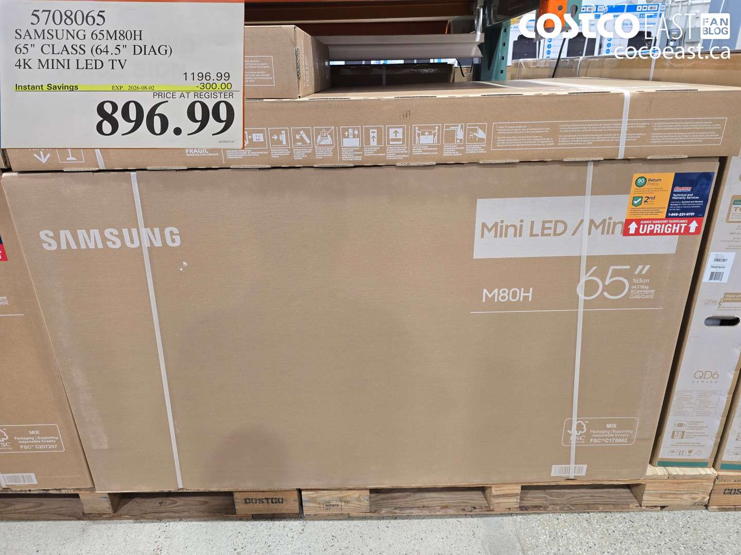 5708065 SAMSUNG 65M80H 65