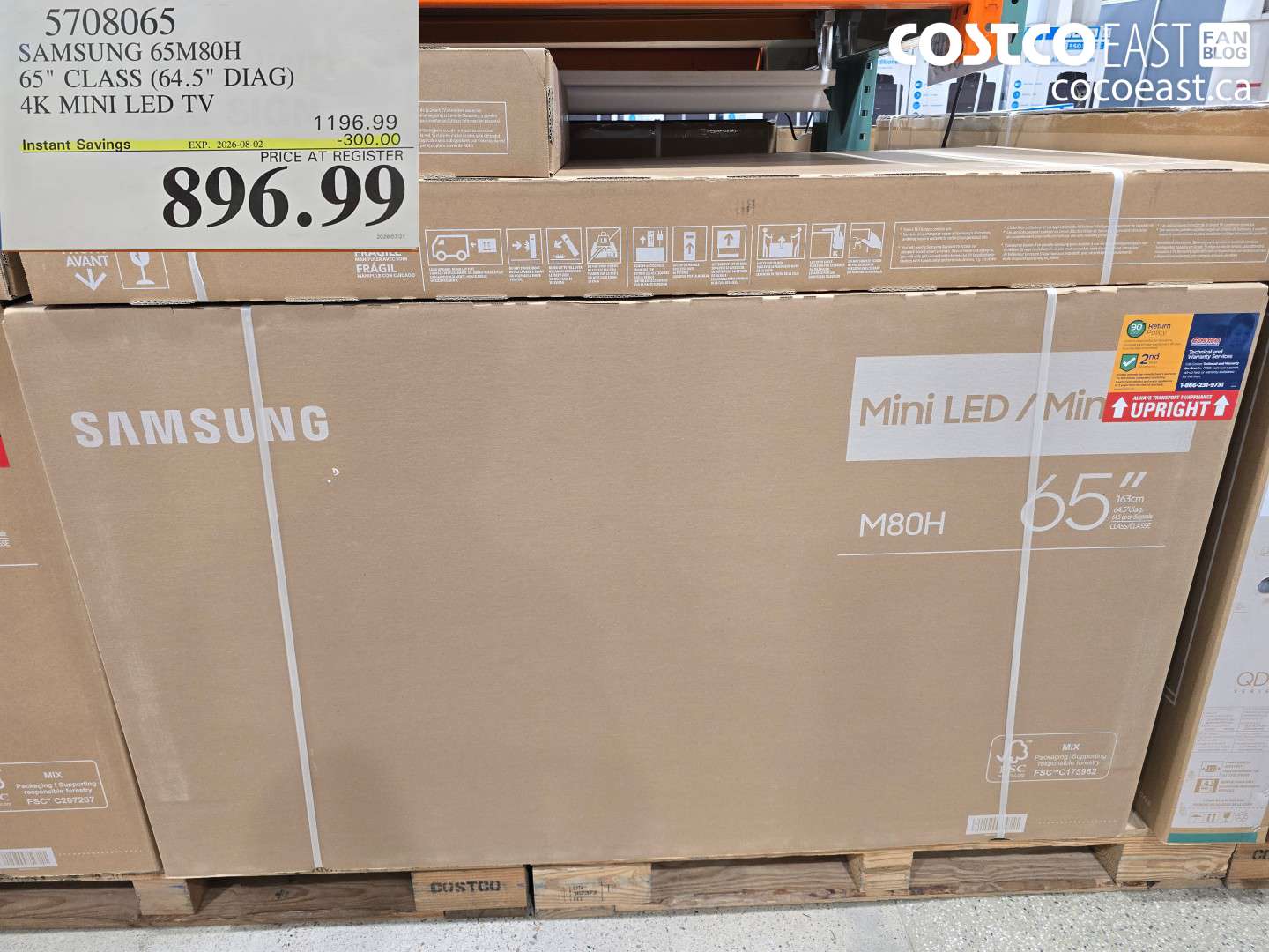 5708065 SAMSUNG 65M80H 65