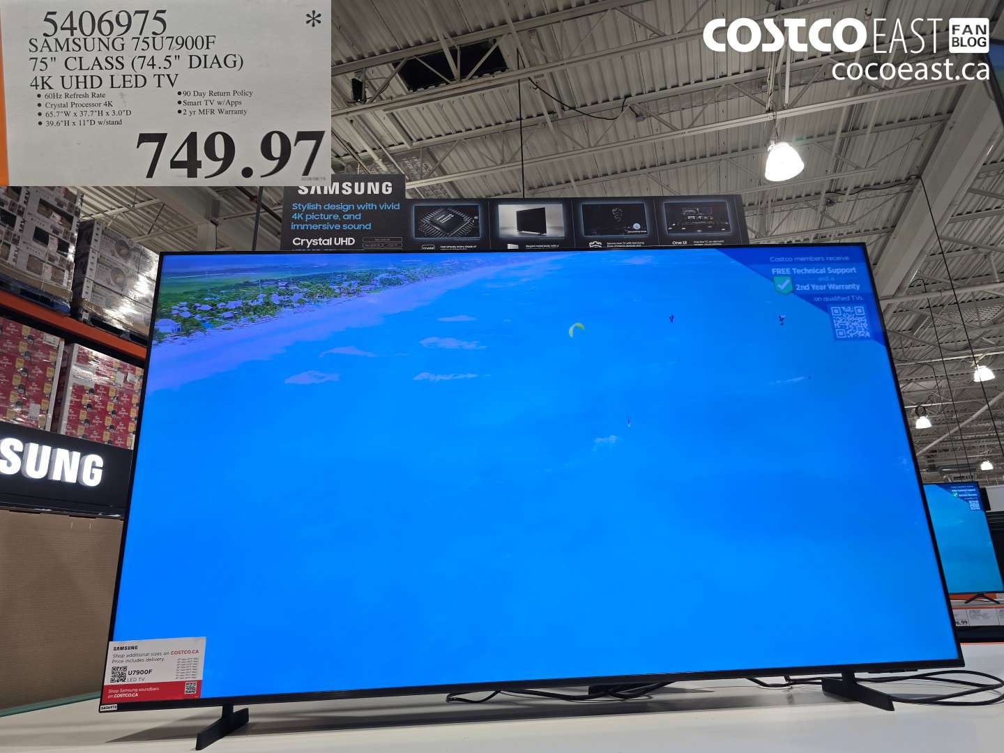 5406975 SAMSUNG 75U7900F 75