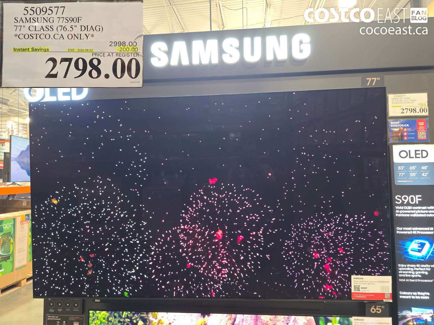 5509577 SAMSUNG 77S90F 77