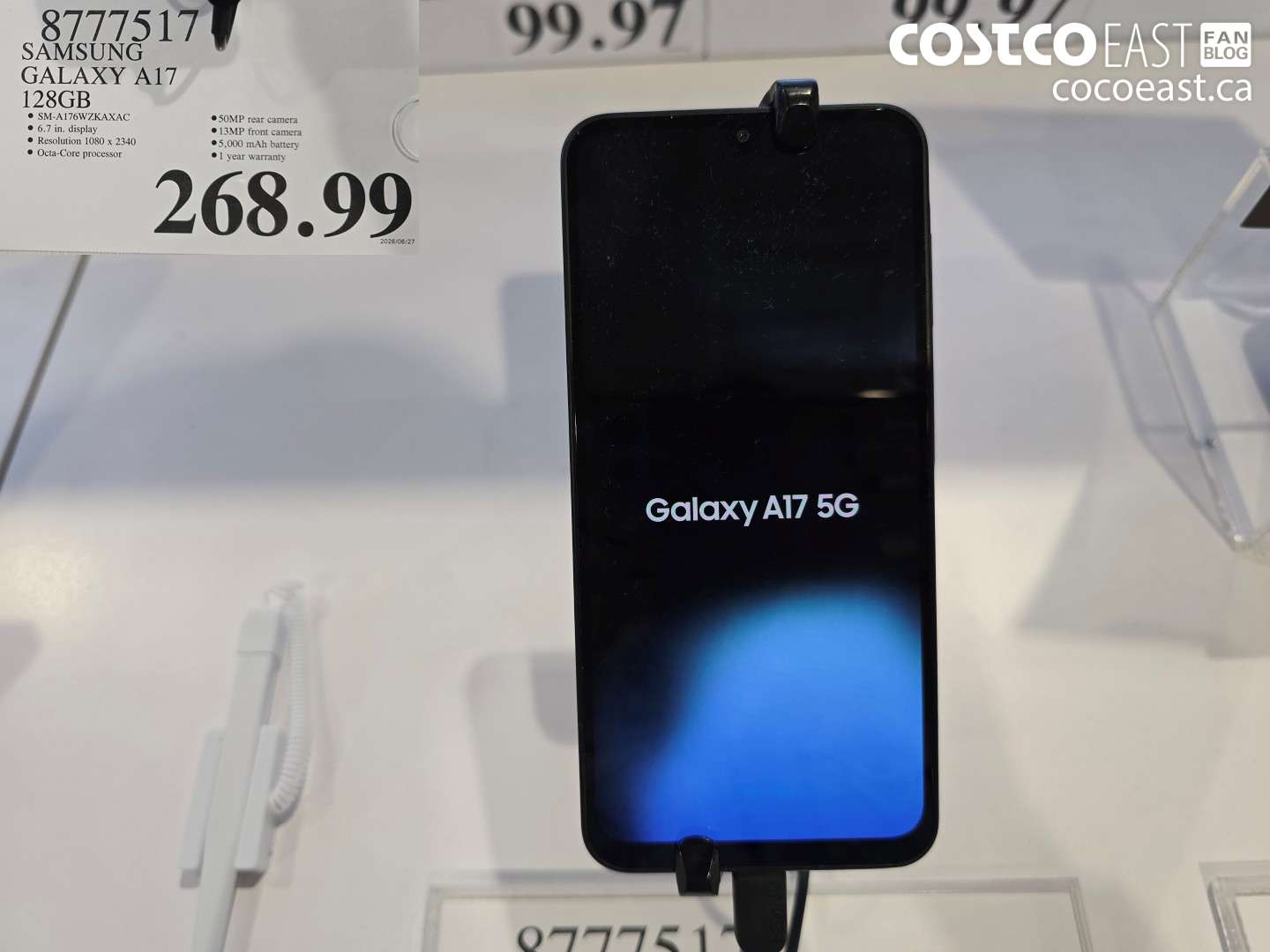 8777517 SAMSUNG GALAXY A17 128GB $268.99