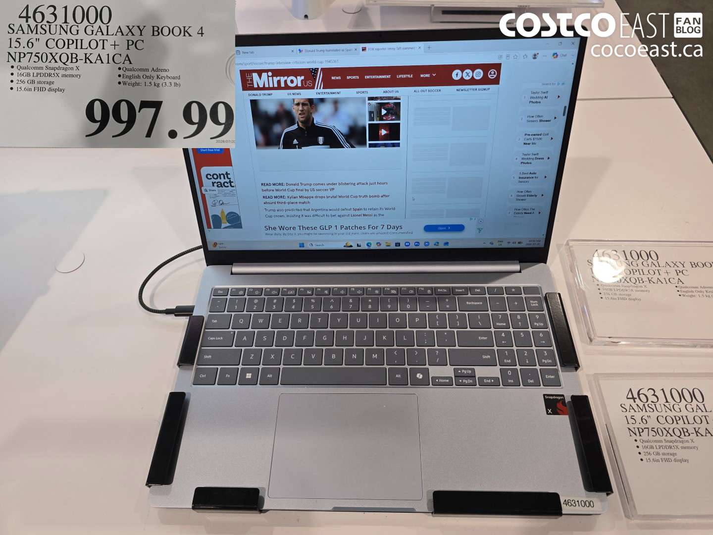 4631000 SAMSUNG GALAXY BOOK 4 15.6
