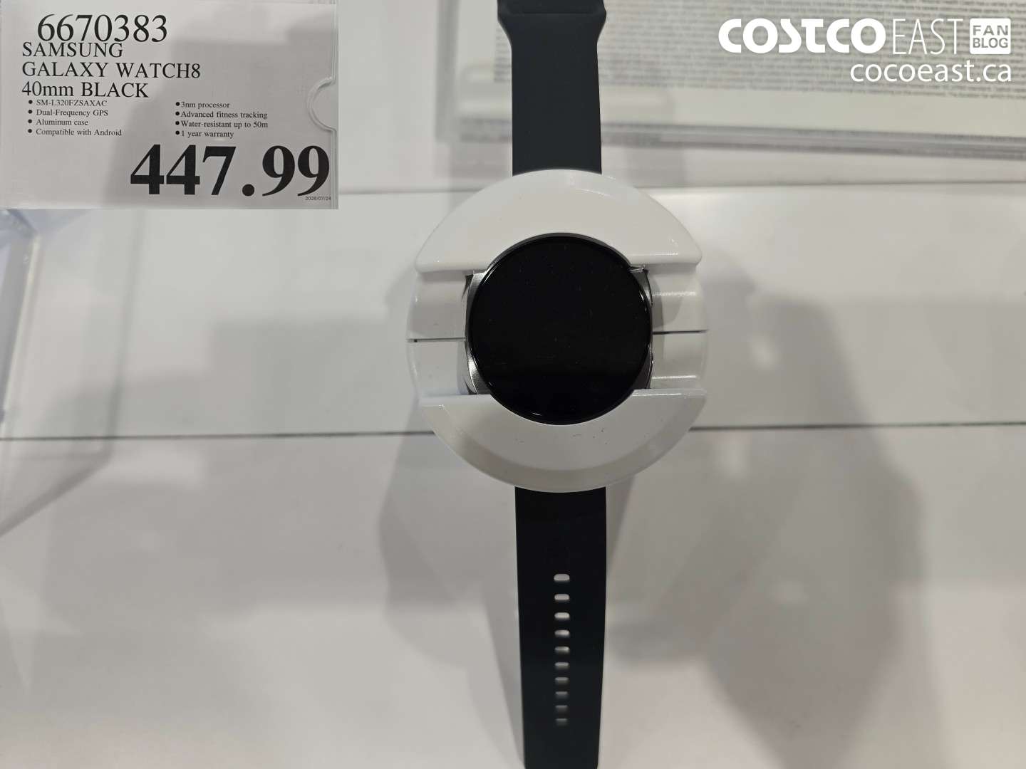 6670383 SAMSUNG GALAXY WATCH8 40MM BLACK $447.99