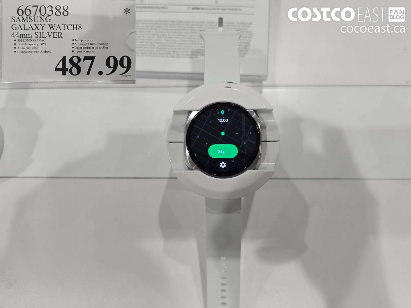 6670388 SAMSUNG GALAXY WATCH8 44MM SILVER $487.99