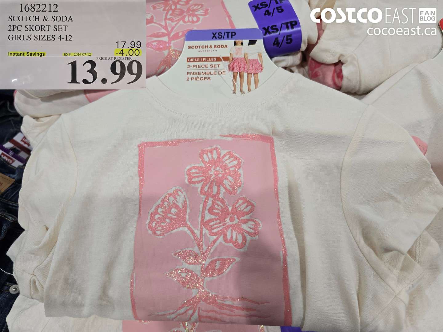 1682212 SCOTCH & SODA 2PC SKORT SET GIRLS SIZES 4-12 ($4.00 INSTANT SAVINGS EXPIRES ON 2026-07-12) $13.99