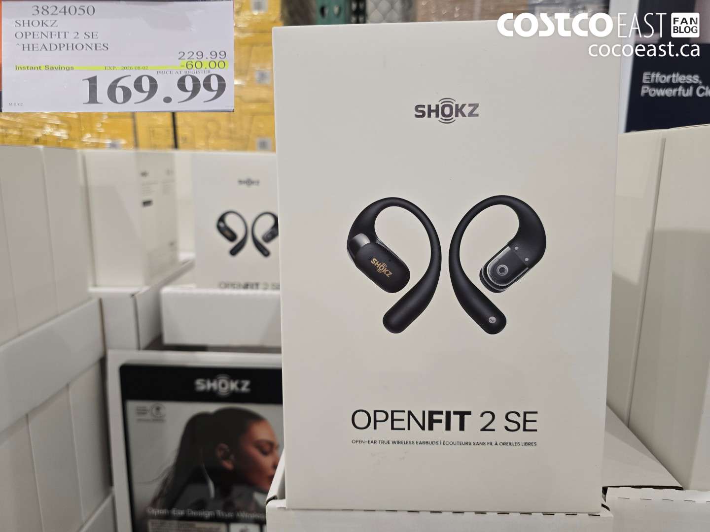 3824050 SHOKZ OPENFIT 2 SE HEADPHONES ($60.00 INSTANT SAVINGS EXPIRES ON 2026-08-02) $169.99
