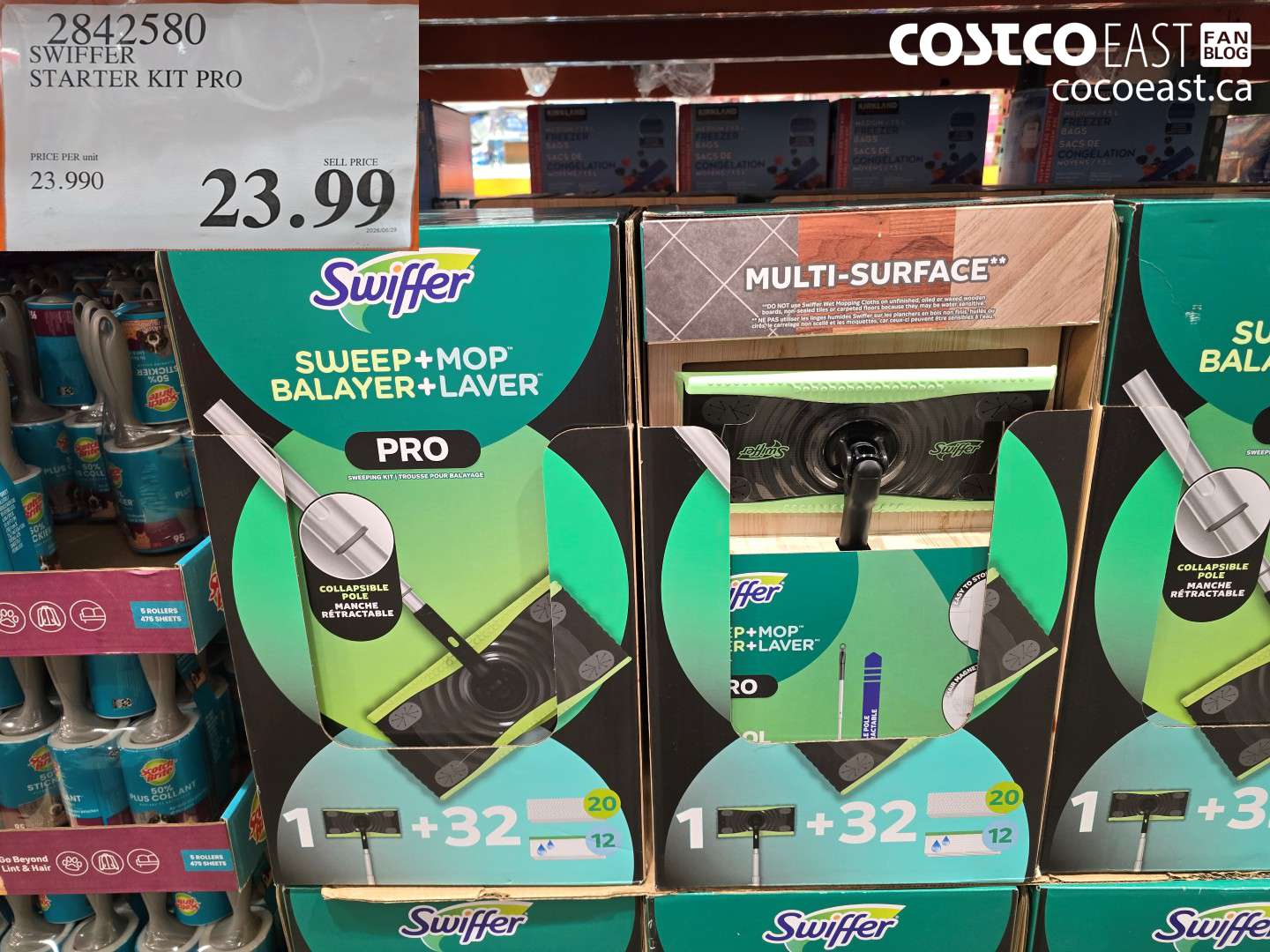 2842580 SWIFFER STARTER KIT PRO $23.99