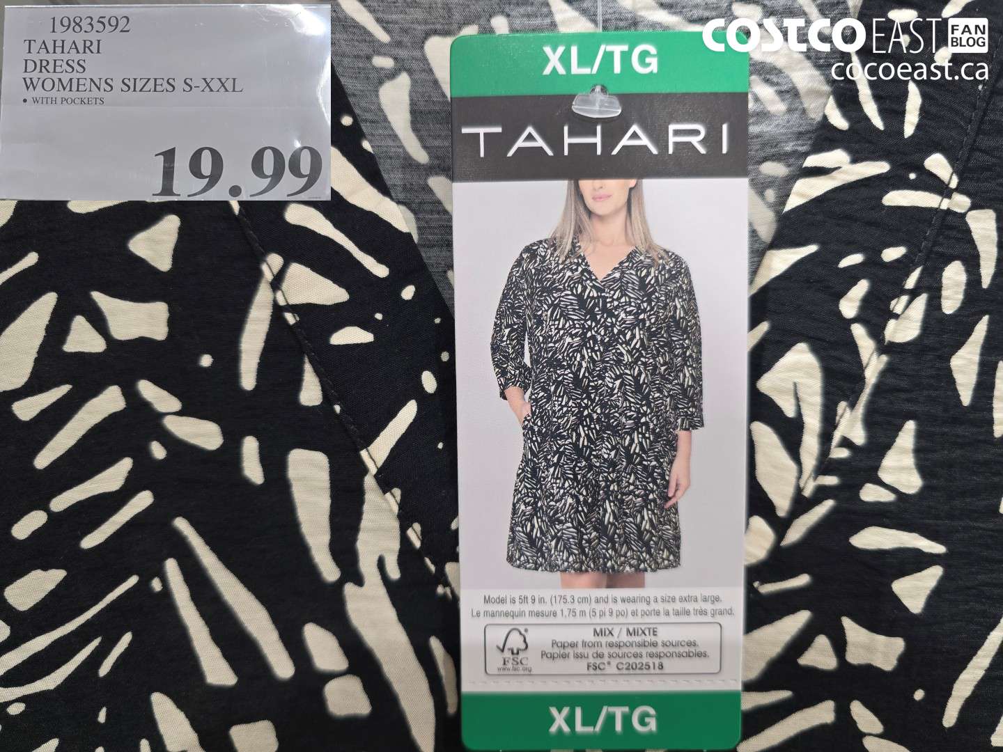 1983592 TAHARI DRESS WOMENS SIZES S-XXL $19.99