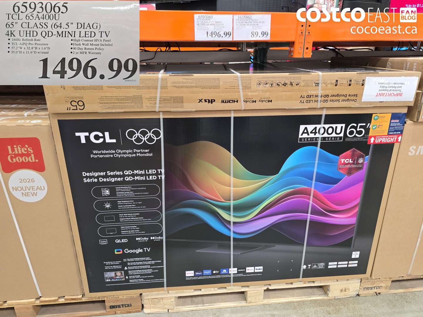 6593065 TCL 65A400U 65
