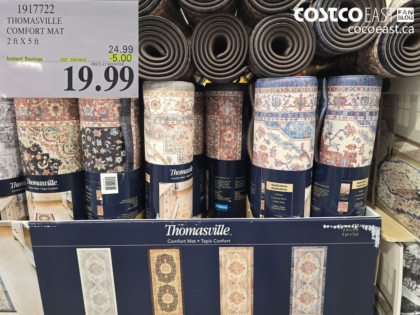 1917722 THOMASVILLE COMFORT MAT 2 FT X 5 FT ($5.00 INSTANT SAVINGS EXPIRES ON 2026-08-02) $19.99