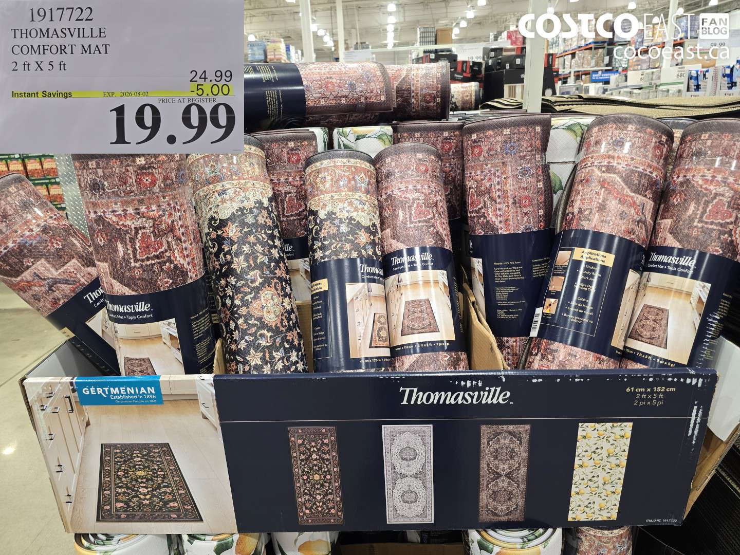 1917722 THOMASVILLE COMFORT MAT 2 FT X 5 FT ($5.00 INSTANT SAVINGS EXPIRES ON 2026-08-02) $19.99