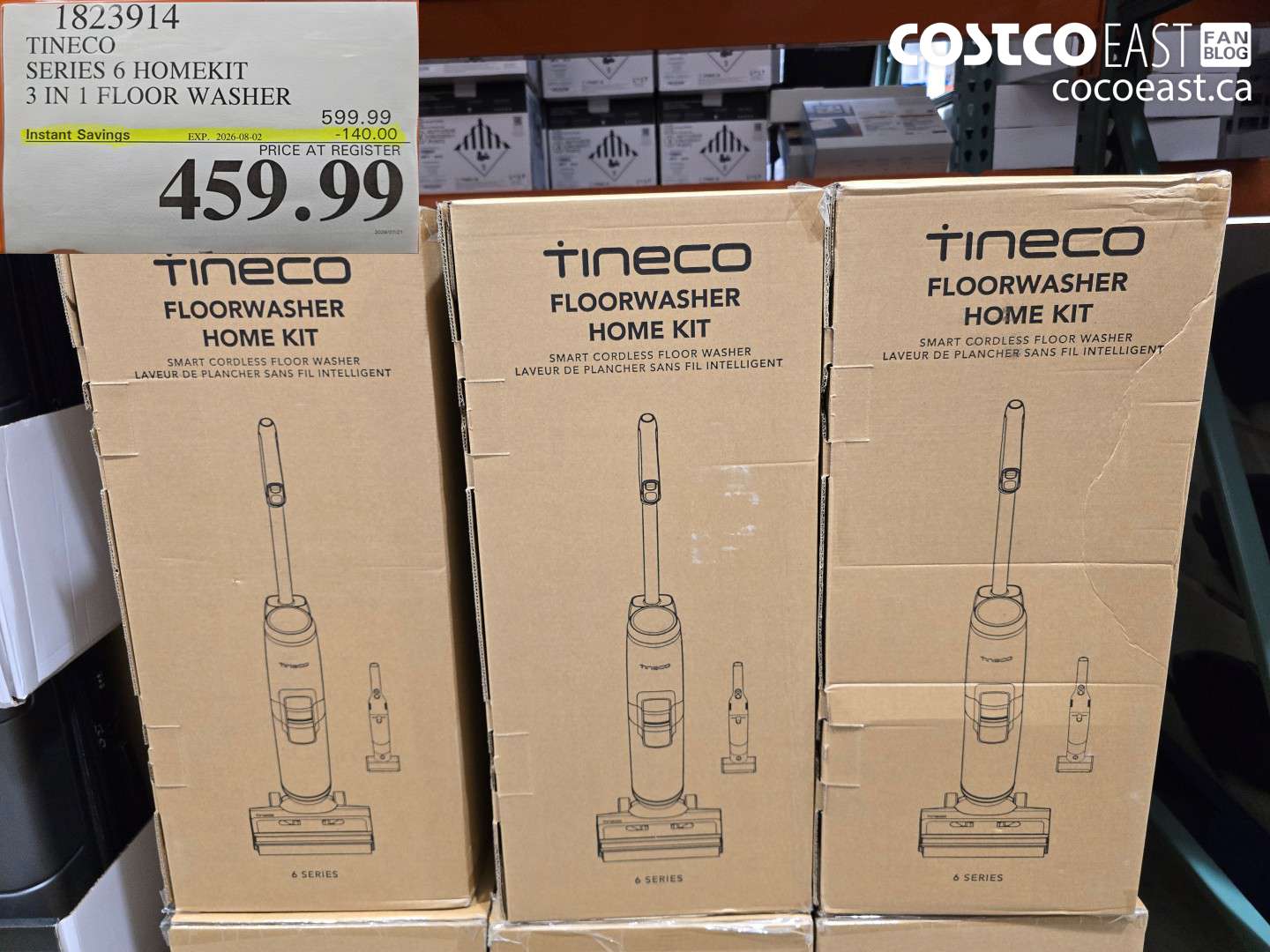 1823914 TINECO SERIES 6 HOMEKIT 3 IN 1 FLOOR WASHER ($140.00 INSTANT SAVINGS EXPIRES ON 2026-08-02) $459.99