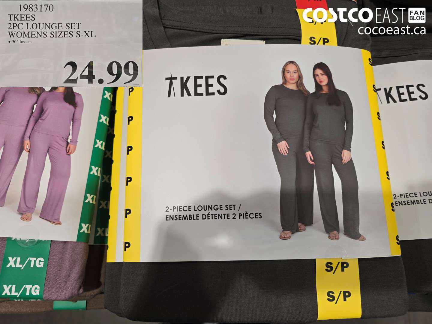 1983170 TKEES 2PC LOUNGE SET WOMENS SIZES S-XL $24.99