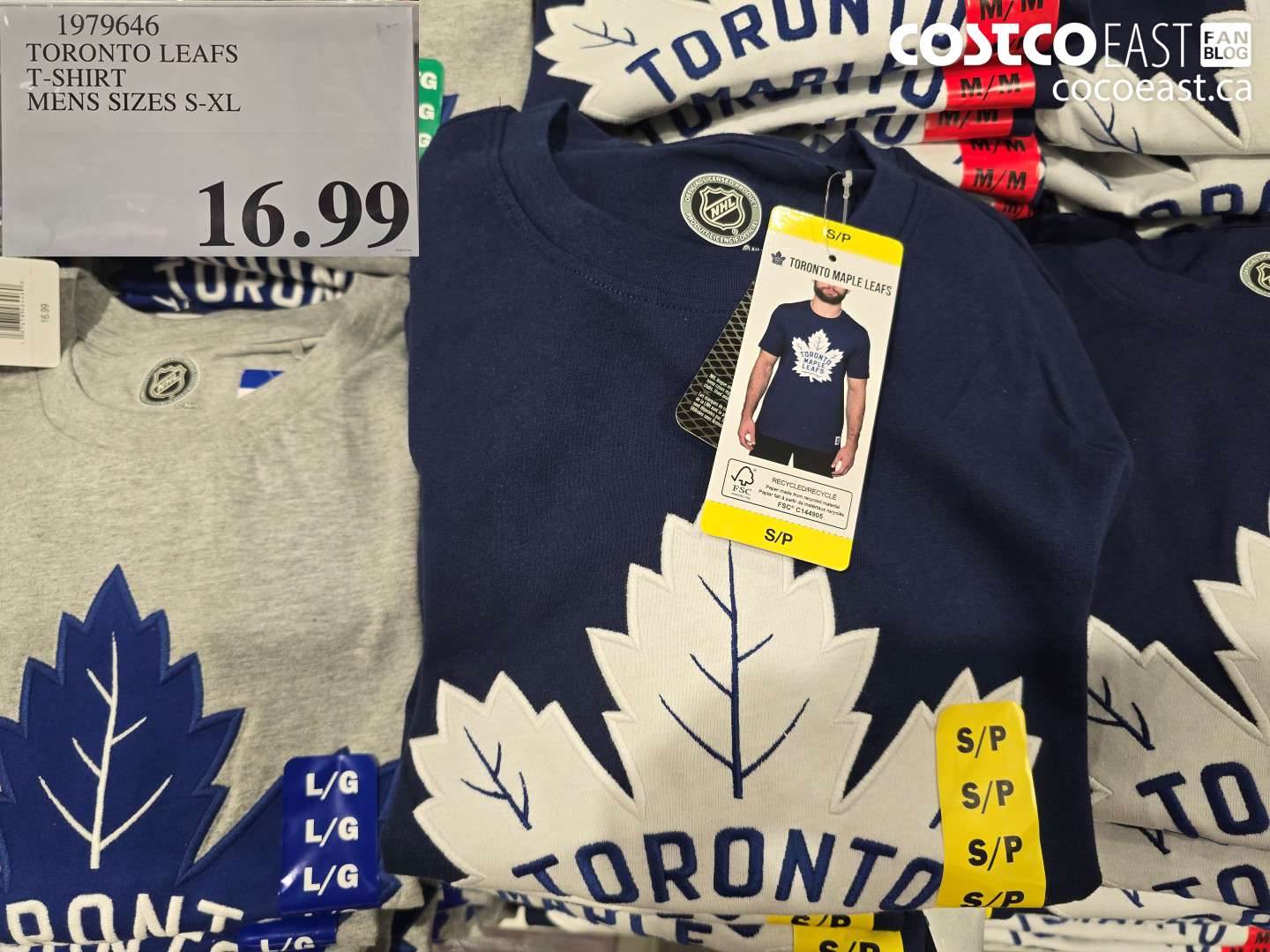 1979646 TORONTO LEAFS T-SHIRT MENS SIZES S-XL $16.99