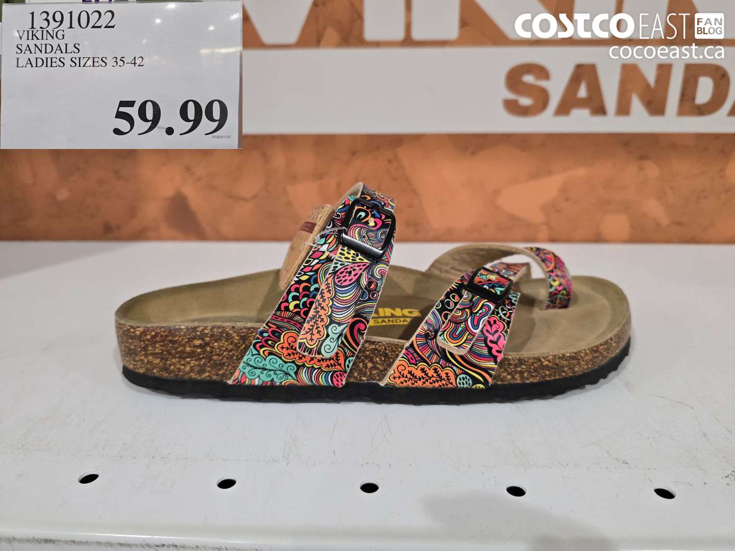 1391022 VIKING SANDALS LADIES SIZES 35-42 $59.99