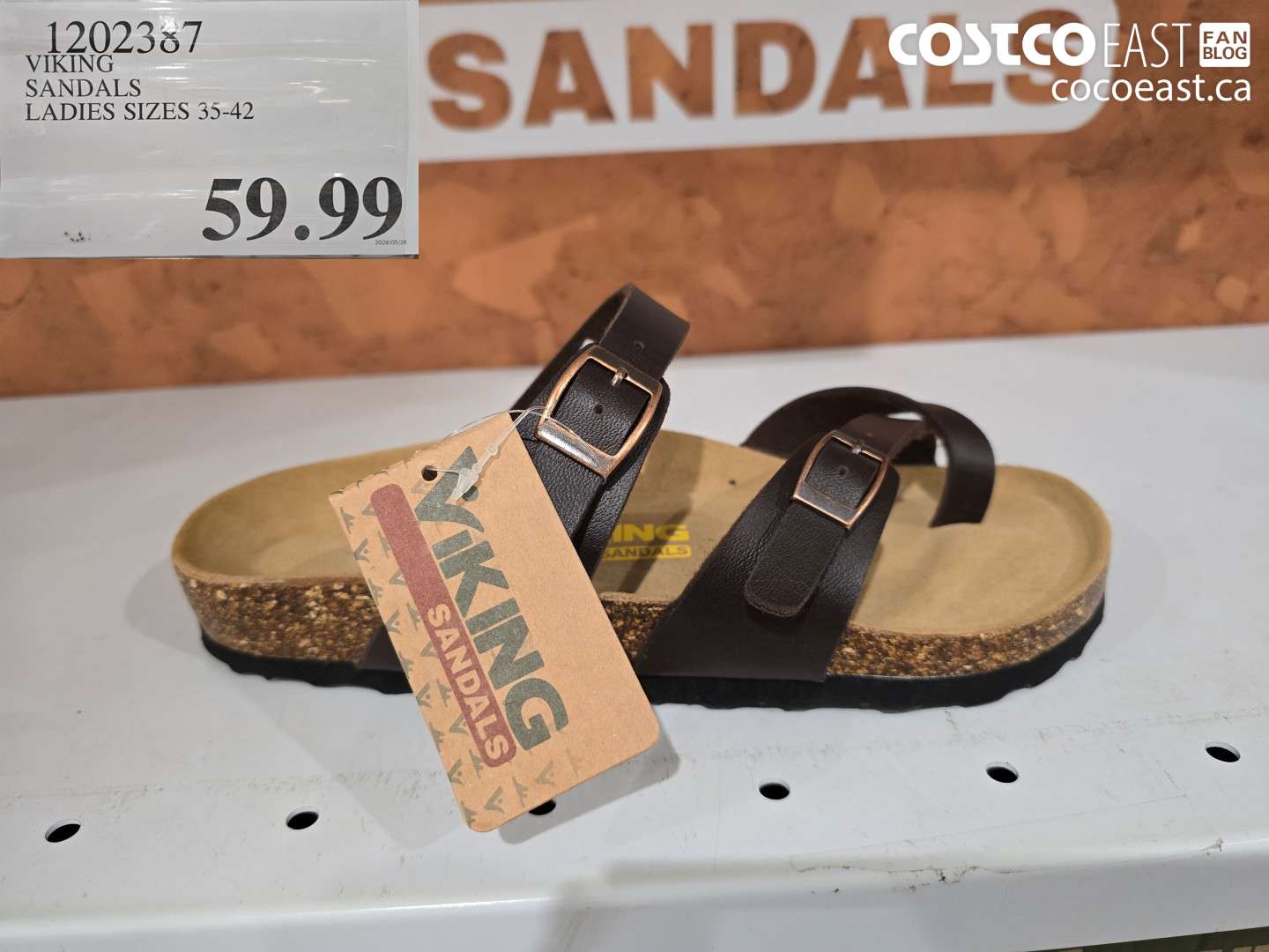 1202387 VIKING SANDALS LADIES SIZES 35-42 $59.99