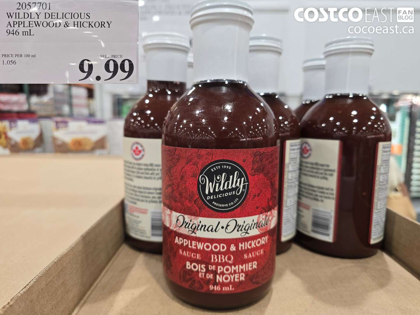 2057701 WILDLY DELICIOUS APPLEWOOD & HICKORY 946 ML $9.99