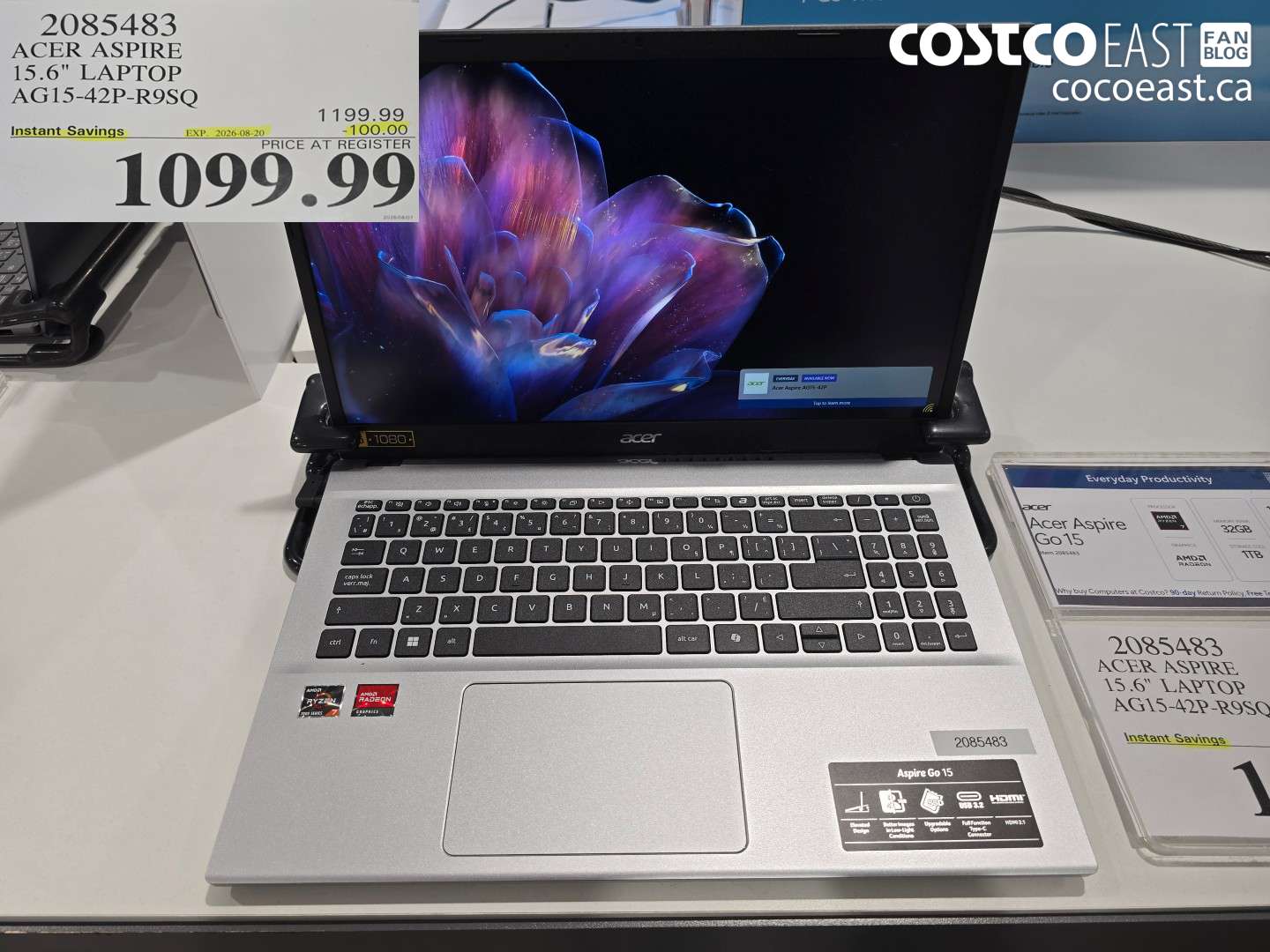 2085483 ACER ASPIRE 15.6